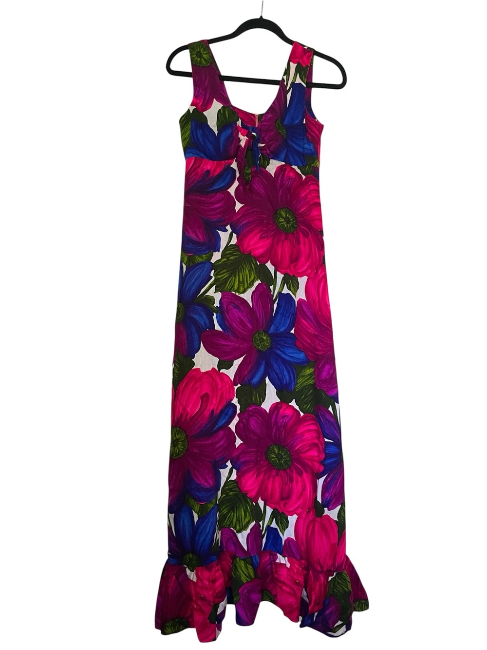 Pomare Tahiti Size Small Floral Maxi Dress